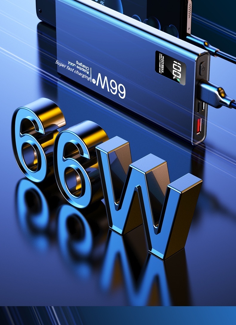 3C Certified Wholesale 66W Fast Charging Large Capacity 50000mAh 20000mAh Power Bank 10000 Custom_voghion.com