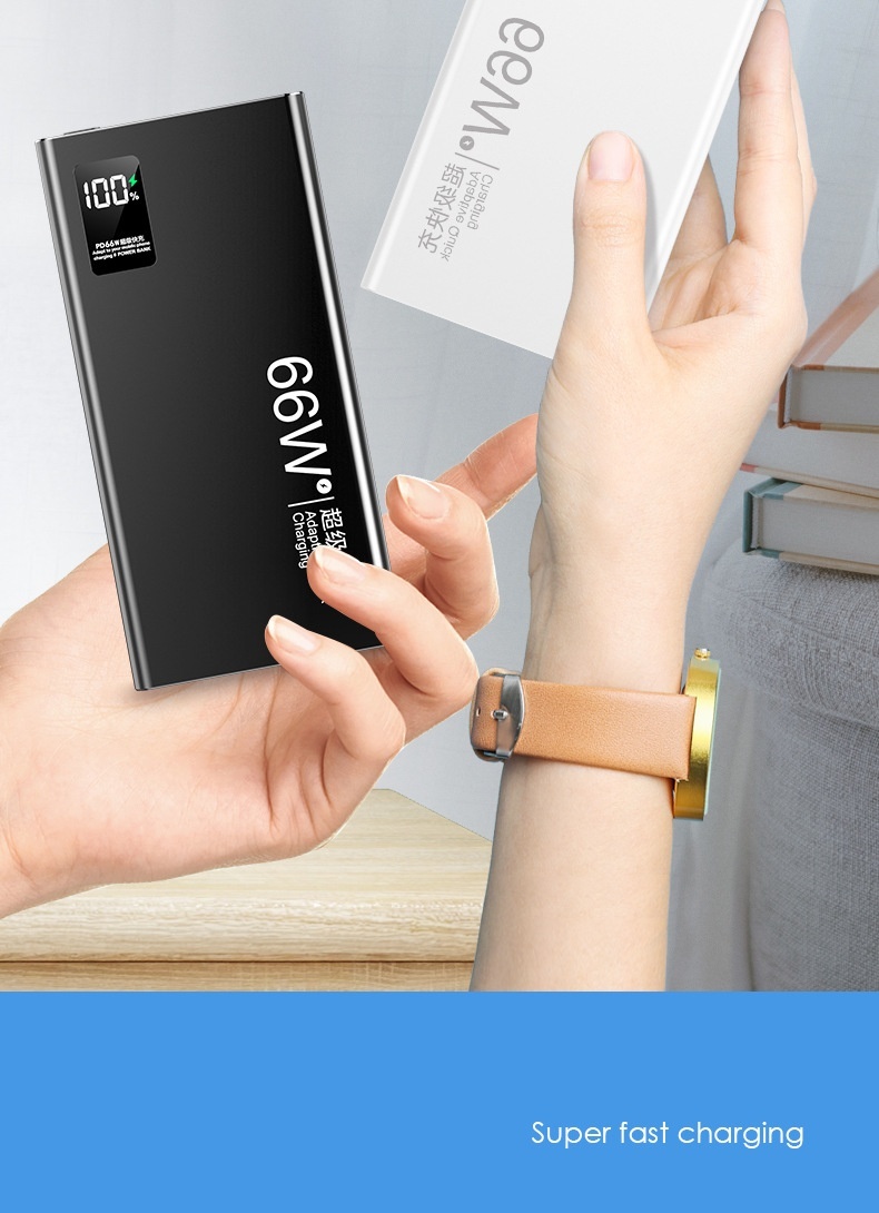 3C Certified Wholesale 66W Fast Charging Large Capacity 50000mAh 20000mAh Power Bank 10000 Custom_voghion.com