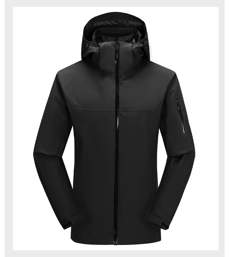ActiveGo High-End Outdoor Down Liner Detachable Two-Piece Set Men And Women Mountaineering Jacket Group Workwear_desvips.com