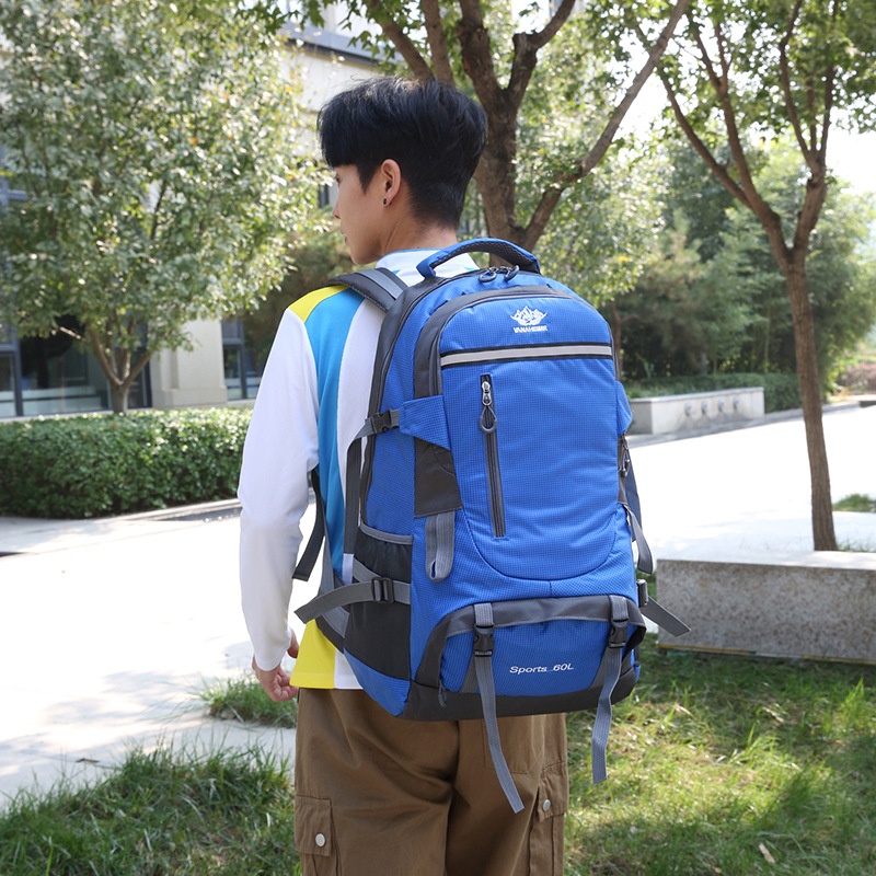 ActiveGo Rucksack mit großem Fassungsvermögen zum Wandern und Klettern, Herrenrucksack (60 l), Damen-Reiserucksack, Outdoor-Kletterrucksack_voghion.com