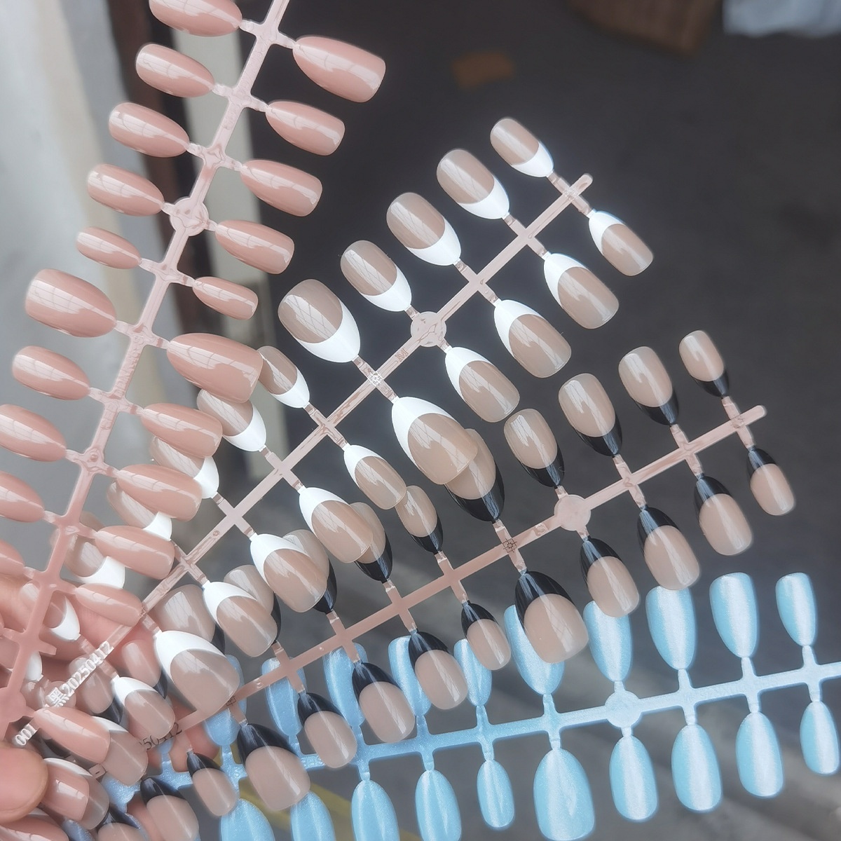 Cross-Border Hot-Selling Almond Nails Realistic Short Handmade Wearable Nail Tips Stickers Export Wholesale Factory_voghion.com