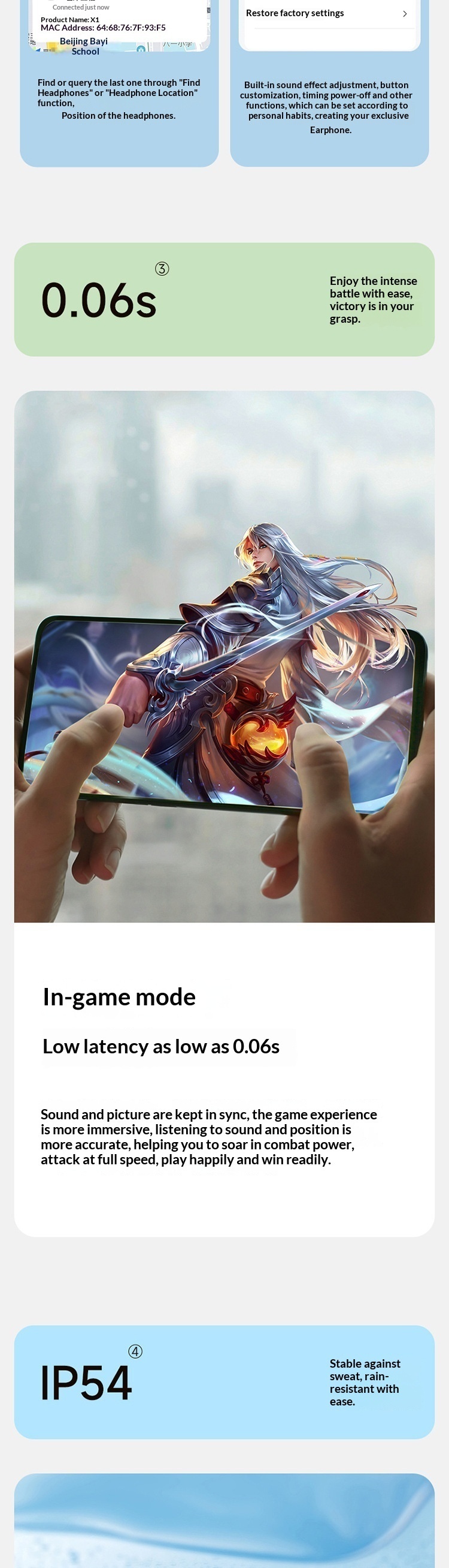 Edifier Soundmax X1 Kabellose Bluetooth-Musik-Sportkopfhörer (Dropshipping)_voghion.com