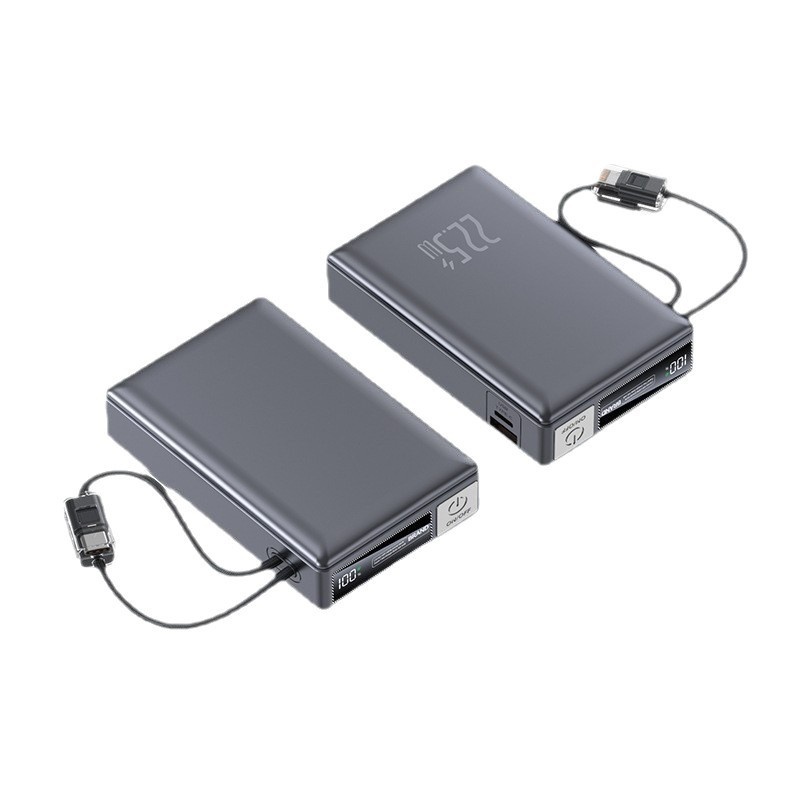 22.5W Super Fast Charging Bank With Built-in Cable Mini 20000mAh Portable Mobile Power Wholesale Customization_voghion.com