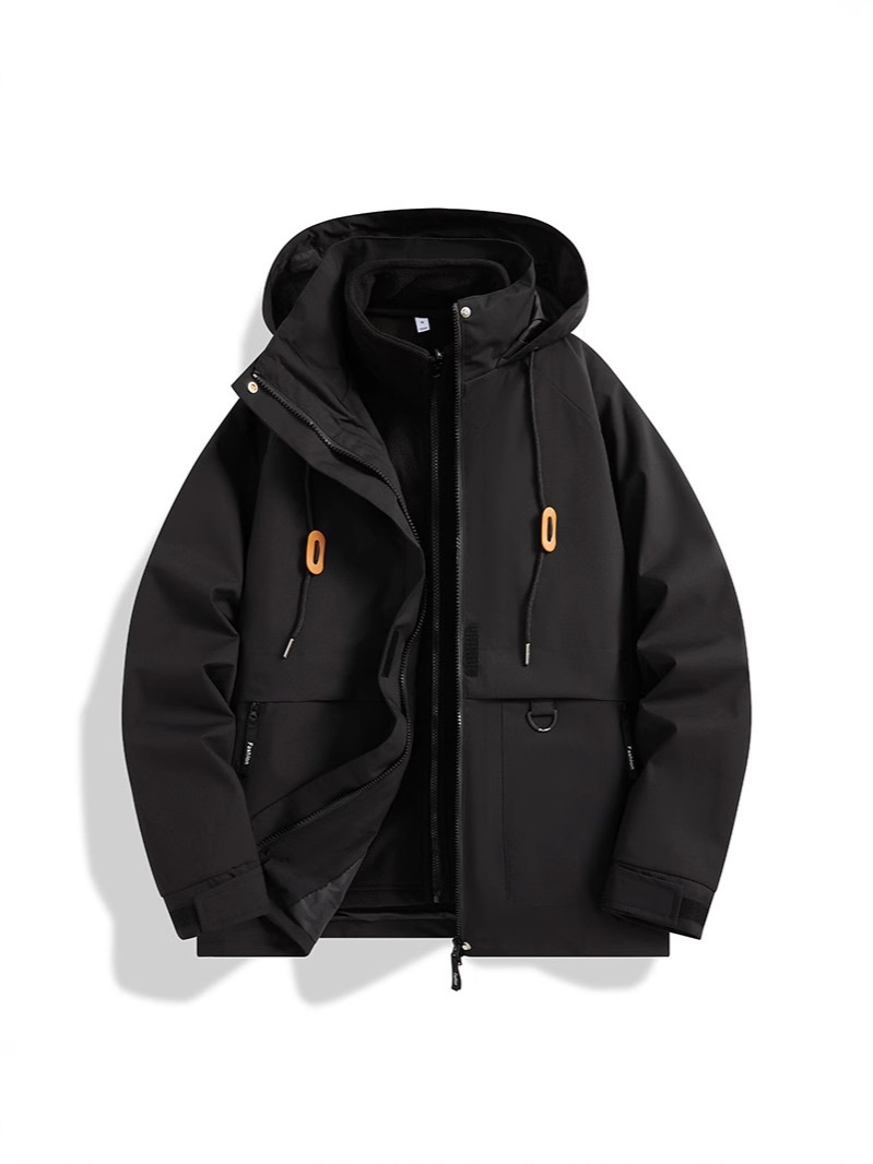 ActiveGo Rose Three-in-One Story Autumn Winter Hiking Jacket Liu Yifei Same Style Windbreaker Unisex Down Liner Coat_desvips.com