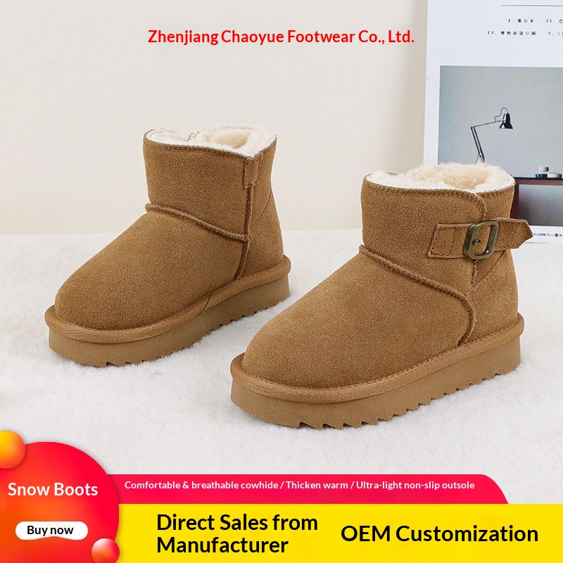 ShoeGlobe Scarpe invernali per bambini con pile, stivaletti alla moda per ragazzi e ragazze Snow Martin, foderati in pile caldo e alla moda_voghion.com