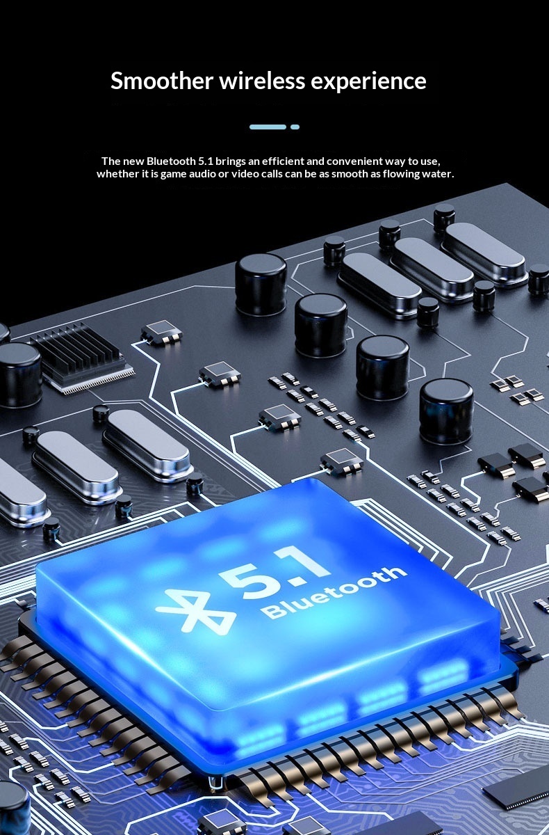 Mini coche deportivo con tecnología Bluetooth inalámbrica negra y duración de espera ultralarga, ideal para negocios y de gran venta transfronteriza._voghion.com