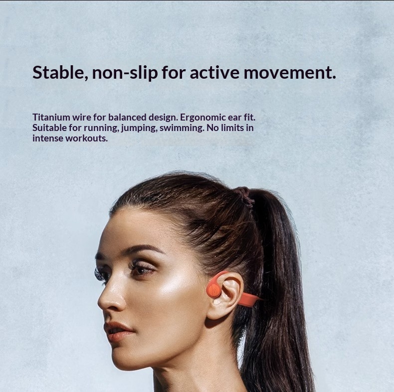X7 Knochenleitungskopfhörer Laufen Sport Schwimmen Extrem lange Akkulaufzeit Auslaufsicher Schmerzfrei In-Ear Bluetooth-Kopfhörer_voghion.com