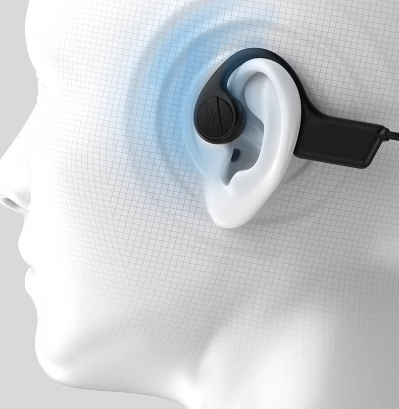 X7 Knochenleitungskopfhörer Laufen Sport Schwimmen Extrem lange Akkulaufzeit Auslaufsicher Schmerzfrei In-Ear Bluetooth-Kopfhörer_voghion.com