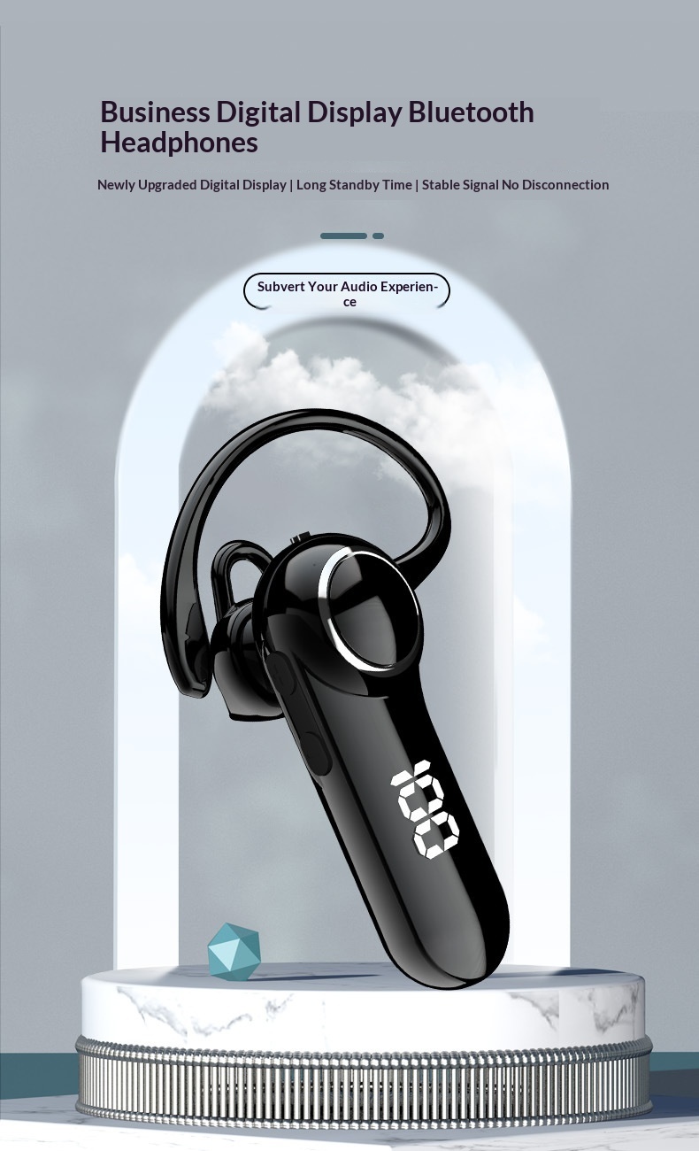 Mini coche deportivo con tecnología Bluetooth inalámbrica negra y duración de espera ultralarga, ideal para negocios y de gran venta transfronteriza._voghion.com