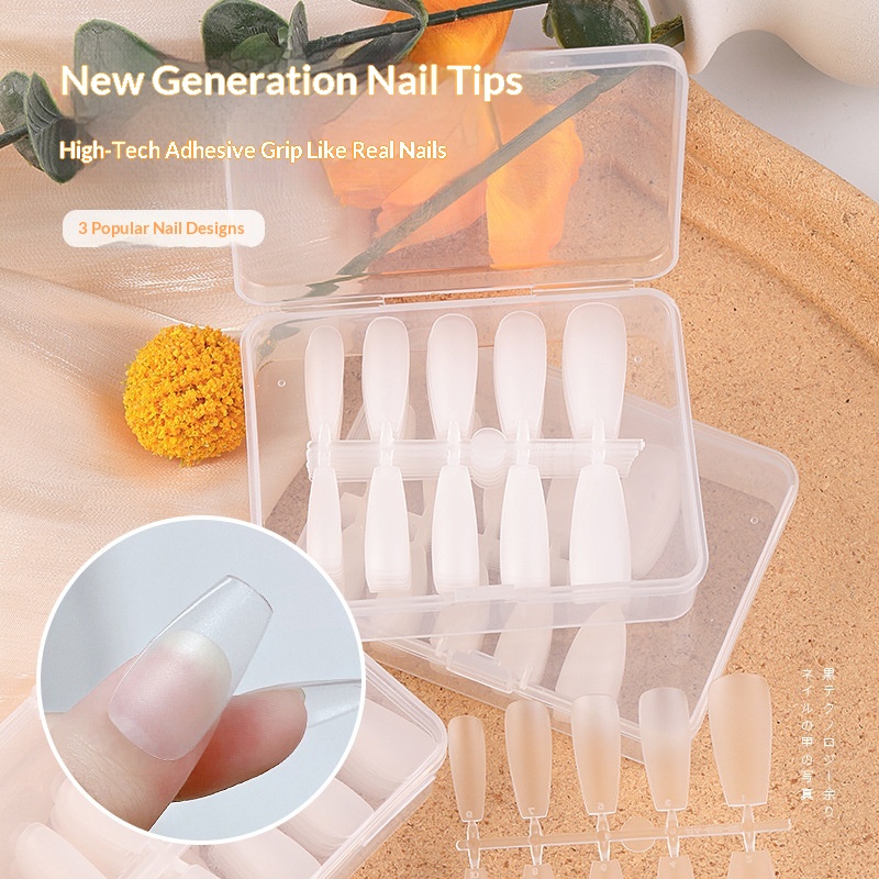 Handmade Nails Special Size No Carving Thin Seamless Natural Fit Wearable Nail Tips Wholesale_voghion.com