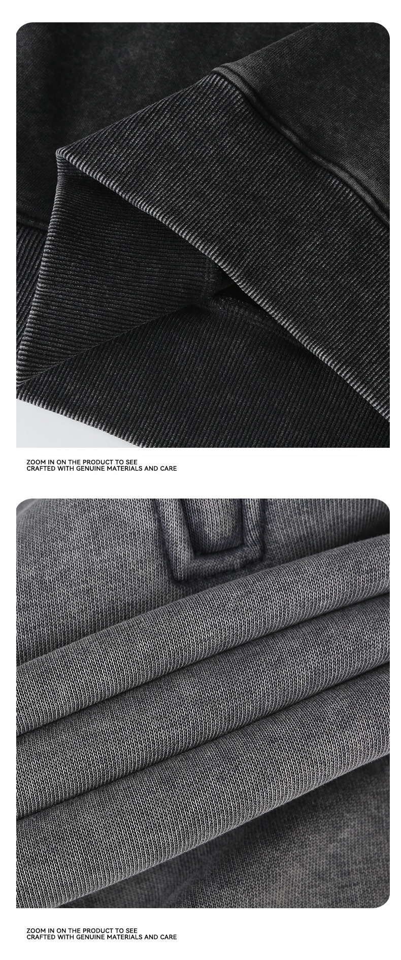 Pure European And Cross-Border 450G Stand Collar Half-Zip Fleece Sweatshirt For Men Thick Autumn American Retro Couple Jacket_voghion.com