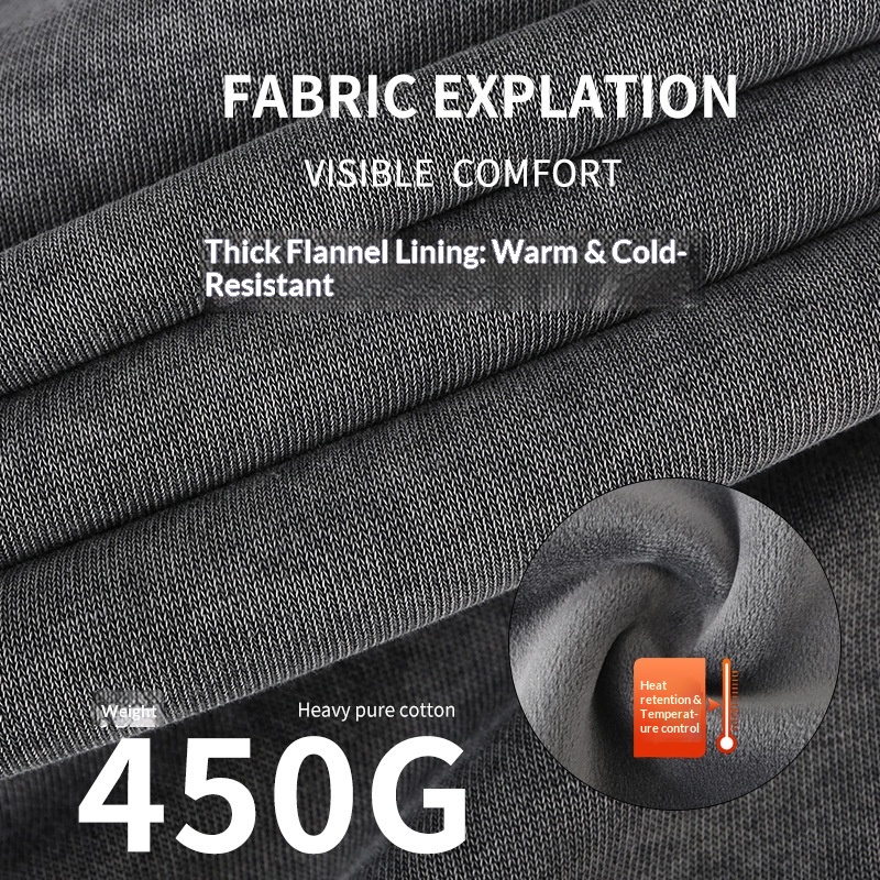 Pure European And Cross-Border 450G Stand Collar Half-Zip Fleece Sweatshirt For Men Thick Autumn American Retro Couple Jacket_voghion.com