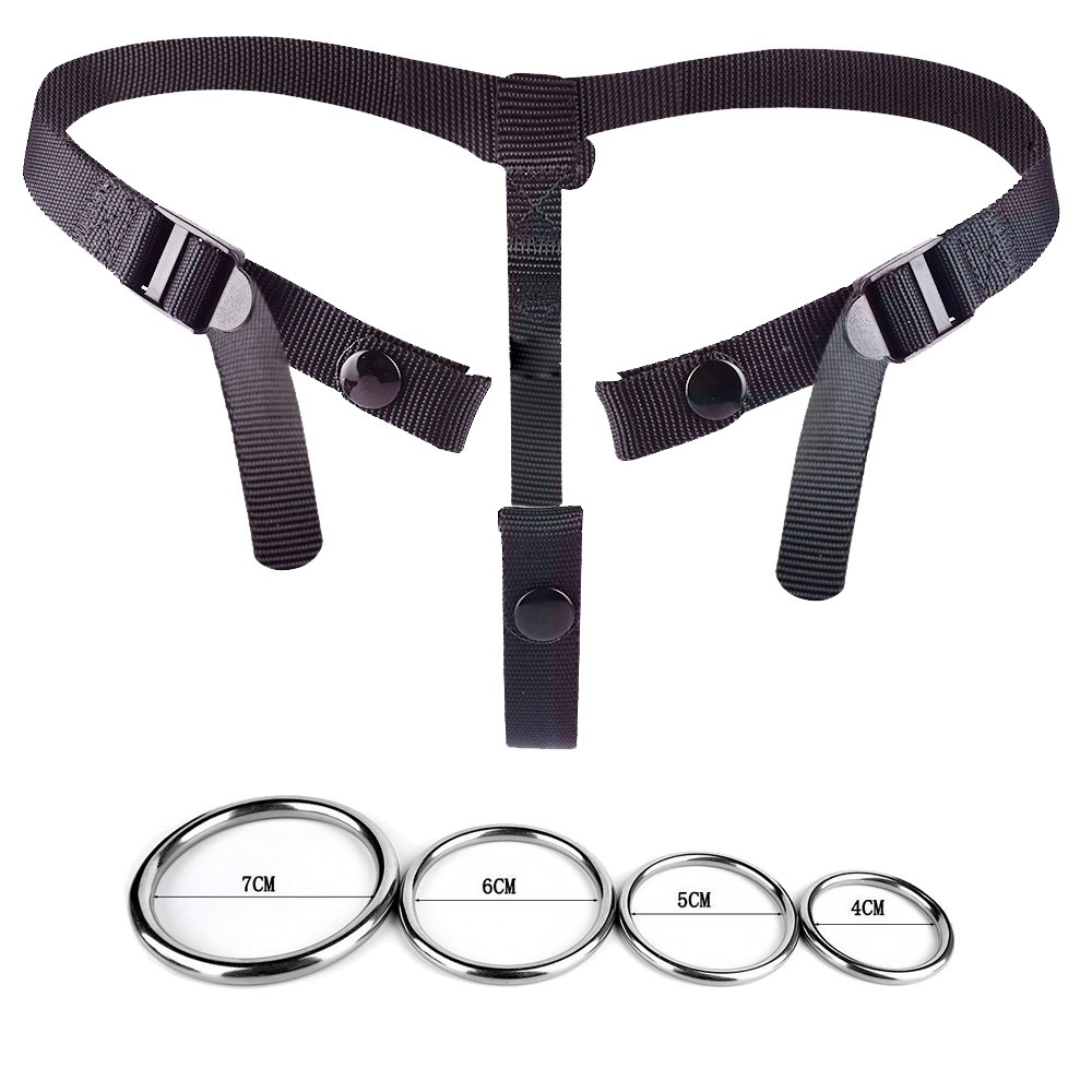 luckyqqyp Triangle Webbing Wearable Pants Sexual Assistance Props Dildo Strap Lesbian Erotic Products Wholesale_voghion.com