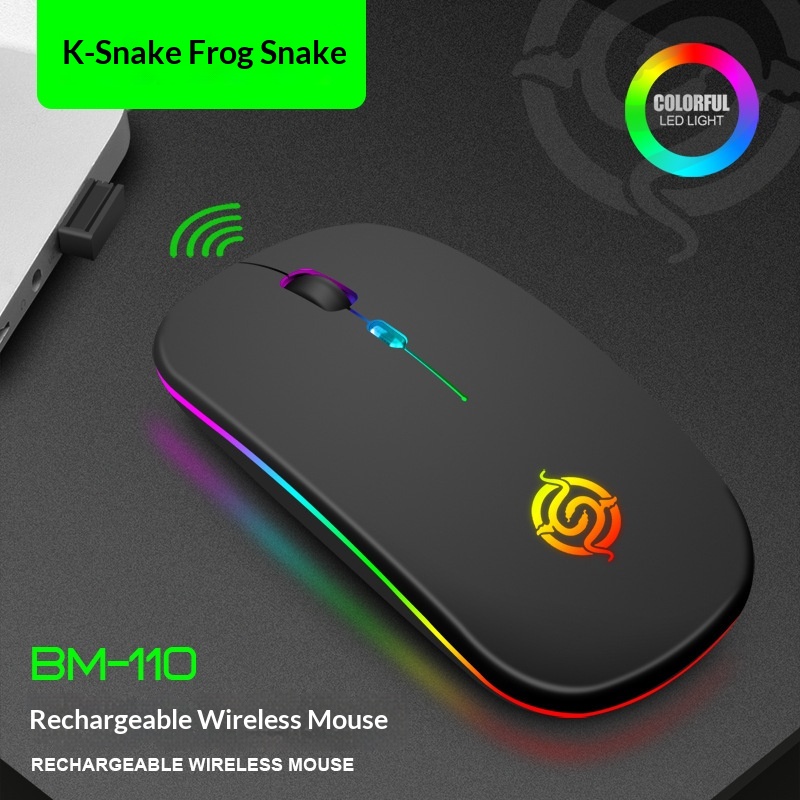 Digitex Viper BM110 Kabellose Lademaus 2,4 GHz mit Leuchtfunktion für Tablets und Laptops_voghion.com