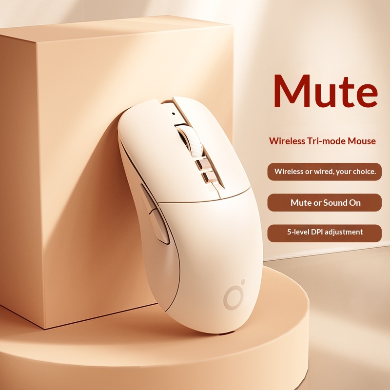 Ratón inalámbrico recargable Digitex Forerunner E-Sports para juegos mecánicos de tres modos, silencioso y sin ruido para computadora de oficina, venta al por mayor_voghion.com