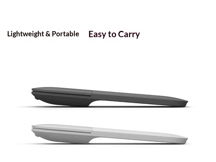 Digitex Digitex In Stock Silent Wireless Bluetooth Second Generation Soft Folding Mouse Touch Control ARC Universal For Computer Tablet_voghion.com