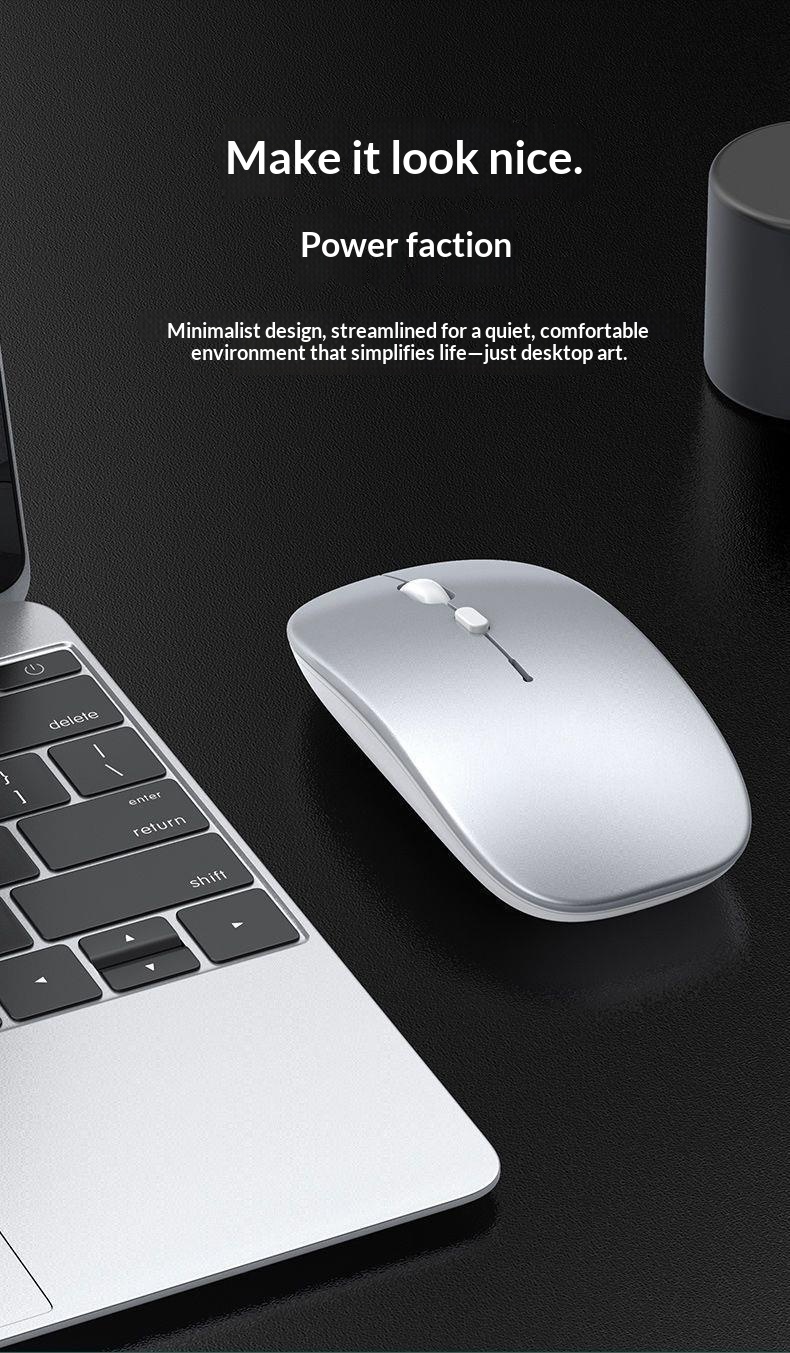 Digitex Digitex Mouse Wireless Bluetooth Silent Rechargeable Desktop Computer Laptop Tablet Office Gaming Universal Lightweight_voghion.com