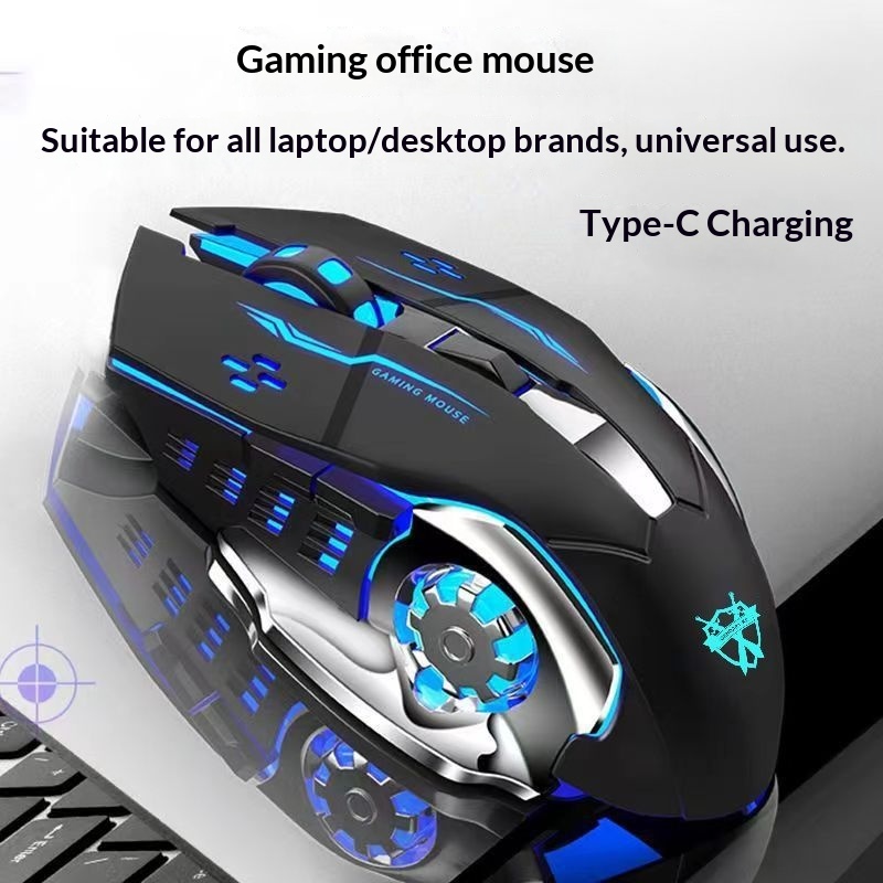 Digitex Digitex Bluetooth Wireless Mouse Type-C Charging, Compatible With Laptop, Desktop, Tablet, Mobile Phone, Gaming, Office, USB_voghion.com