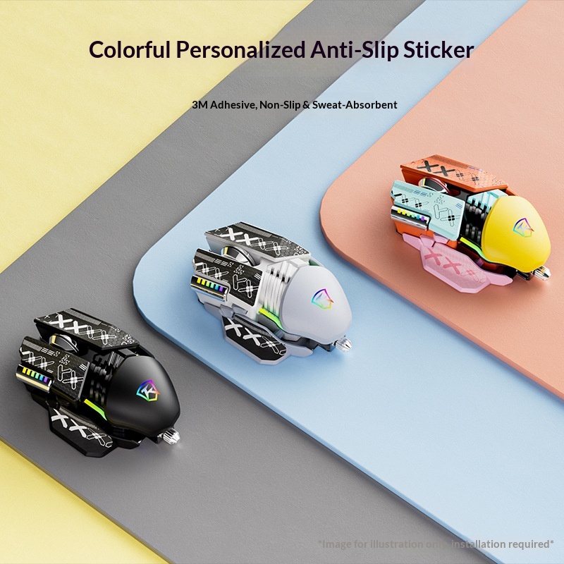 Digitex Digitex Gaming Mouse Bluetooth Mechanical E-sports Computer Laptop Office Girls Silent Infinite Metal Feel RGB_voghion.com