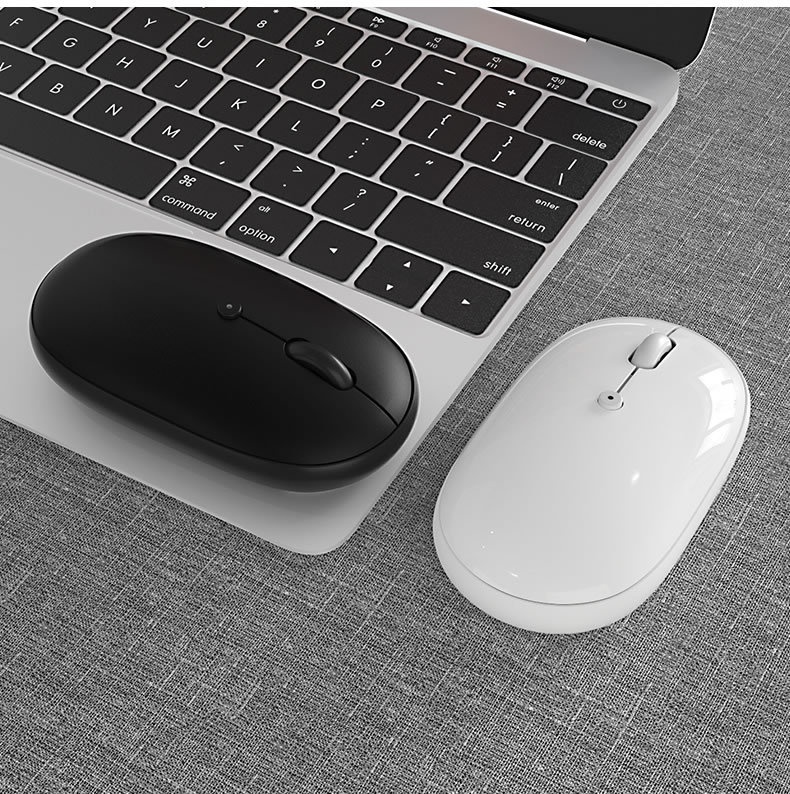 Digitex Digitex BOW Bluetooth Dual-Mode Wireless Mouse Silent Rechargeable Compatible With IPad Tablet Phone Three-Mode Ergonomic Design_voghion.com