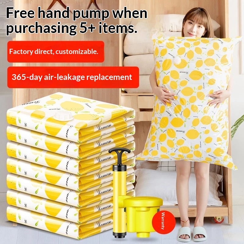 Lillian Foreign Trade Hot Sale Extra Large Thickened Vacuum Compression Bags For Clothes And Quilts, Packaging, Moving, Travel_voghion.com