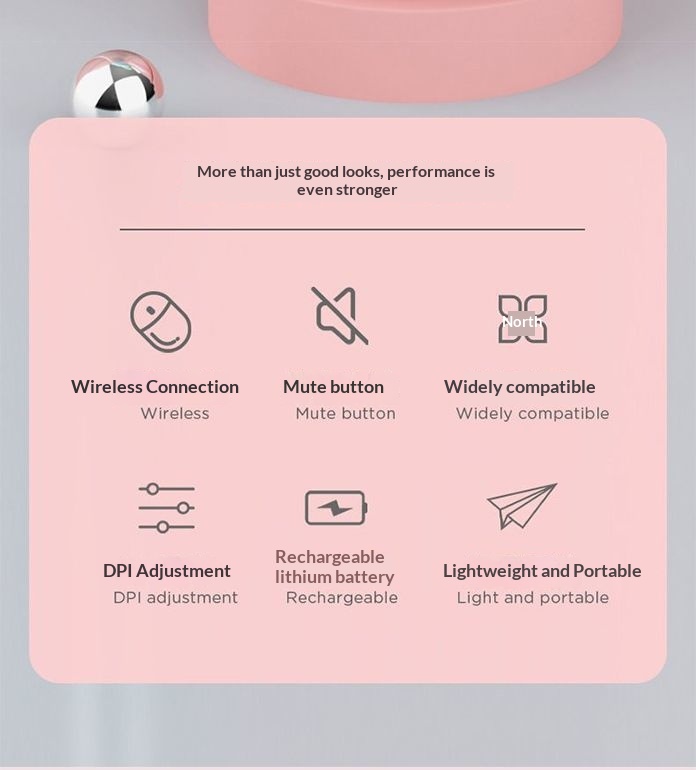 Digitex Digitex Mouse Computer Office Laptop Tablet Universal Bluetooth Wireless Charging Portable Gaming_voghion.com