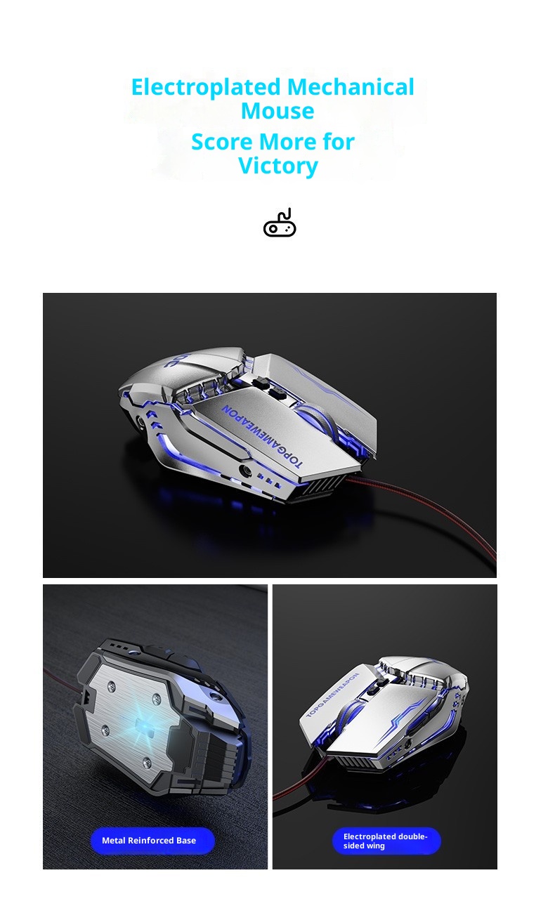 Digitex Digitex AOC GM110 Mechanische bedrade USB-desktopmuis, specifiek voor PUBG._voghion.com