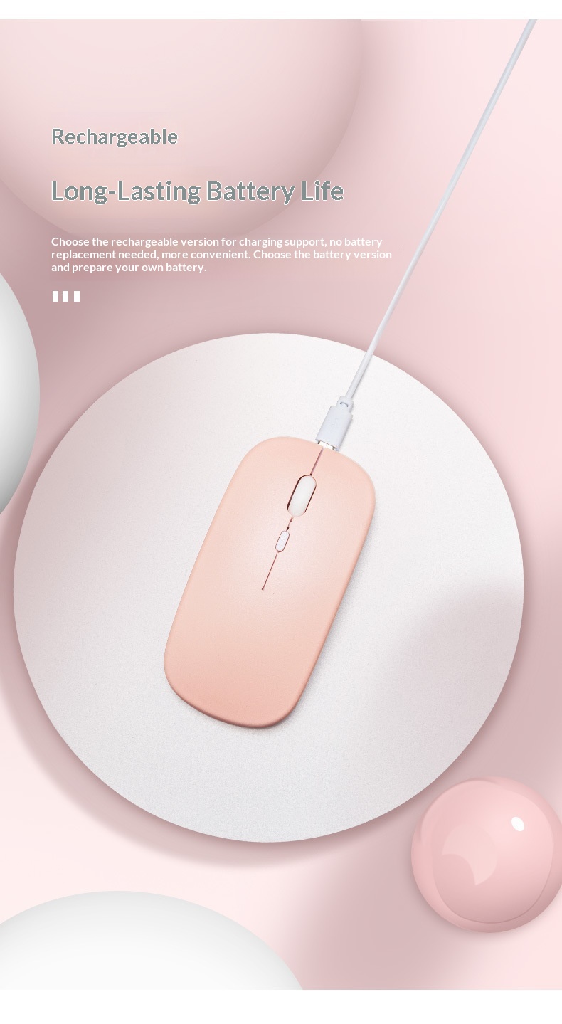 Digitex Digitex Wireless Bluetooth Mouse Compatible With IPad Phone Tablet Keyboard 2.4G USB Dual Single Mode Silent Charging Model_voghion.com