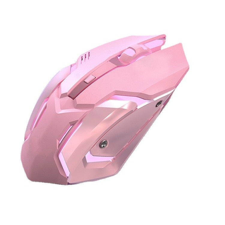 Digitex Cross-Border Wholesale G304 Pink Kabellose Wiederaufladbare Mechanische E-Sport Gaming RGB 2.4G Maus_voghion.com