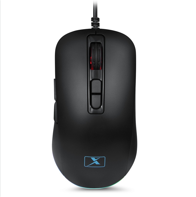 Digitex Xinmeng 383B Mechanische, kabelgebundene Gaming-Maus mit variabler Geschwindigkeit und 7D-Technologie, leuchtend und ergonomisch_voghion.com