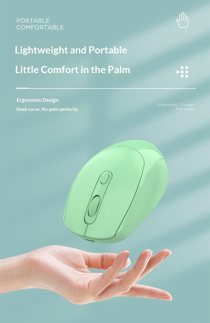 Digitex Digitex Mouse Computer Office Laptop Tablet Universal Bluetooth Wireless Charging Portable Gaming_voghion.com