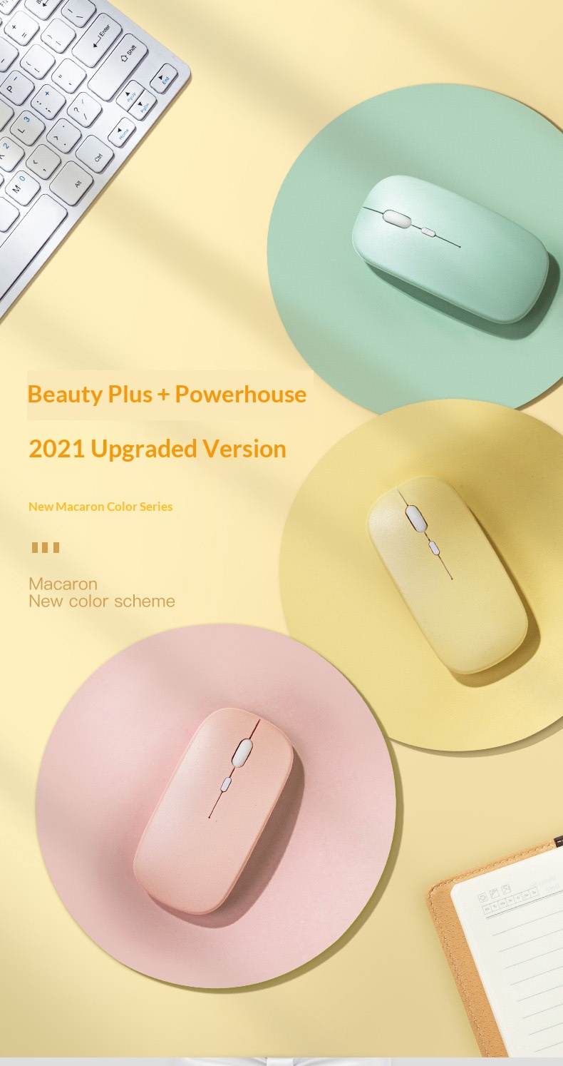 Digitex Digitex Wireless Bluetooth Mouse Compatible With IPad Phone Tablet Keyboard 2.4G USB Dual Single Mode Silent Charging Model_voghion.com