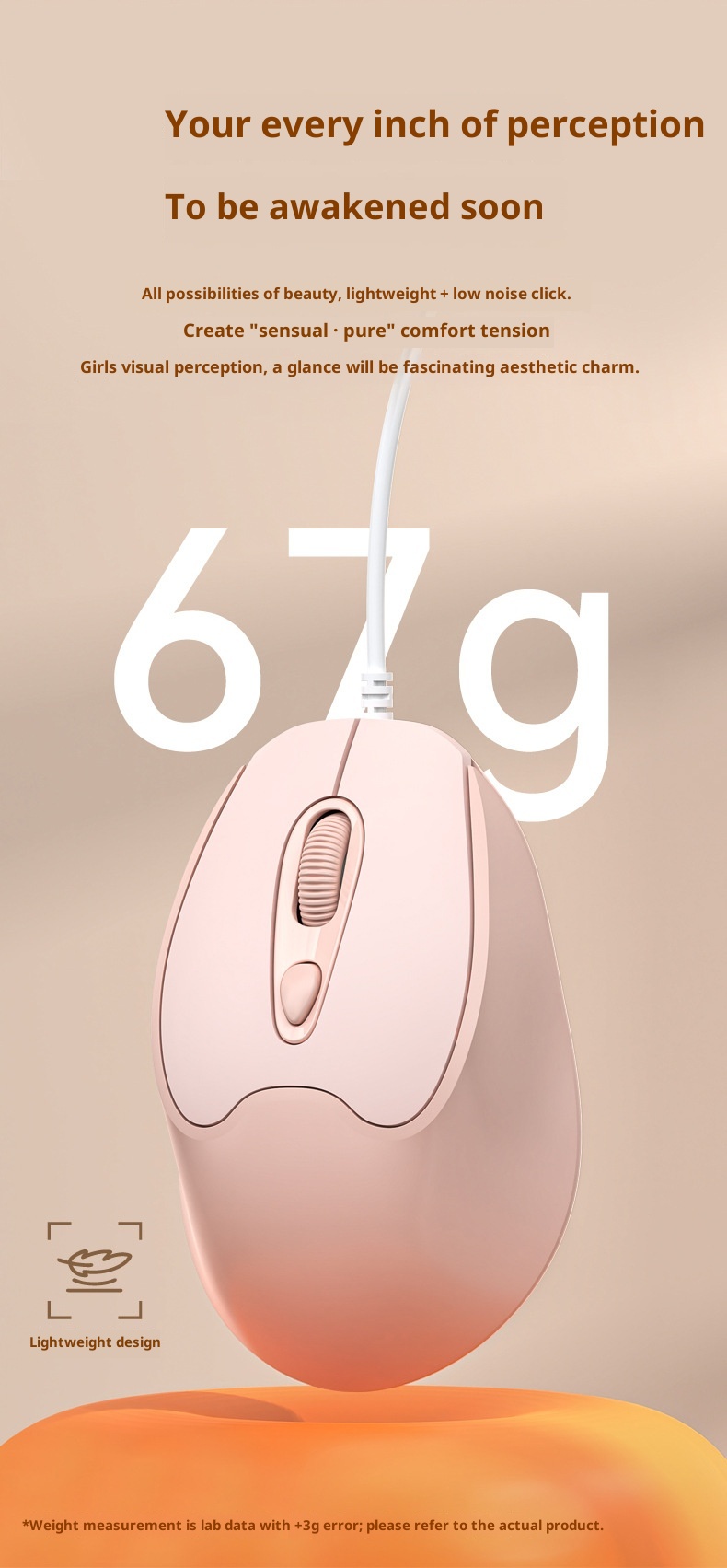 Digitex Digitex New Private Model Typec Interface Silent Button Wired Gaming Mouse_voghion.com