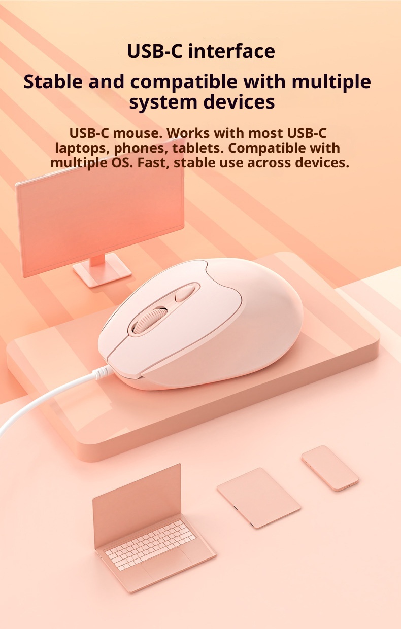 Digitex Digitex New Private Model Typec Interface Silent Button Wired Gaming Mouse_voghion.com