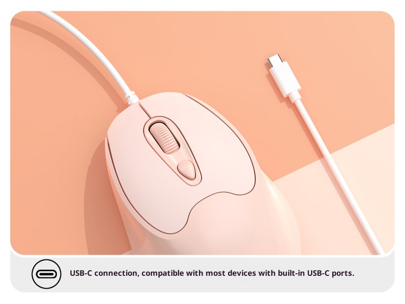 Digitex Digitex New Private Model Typec Interface Silent Button Wired Gaming Mouse_voghion.com