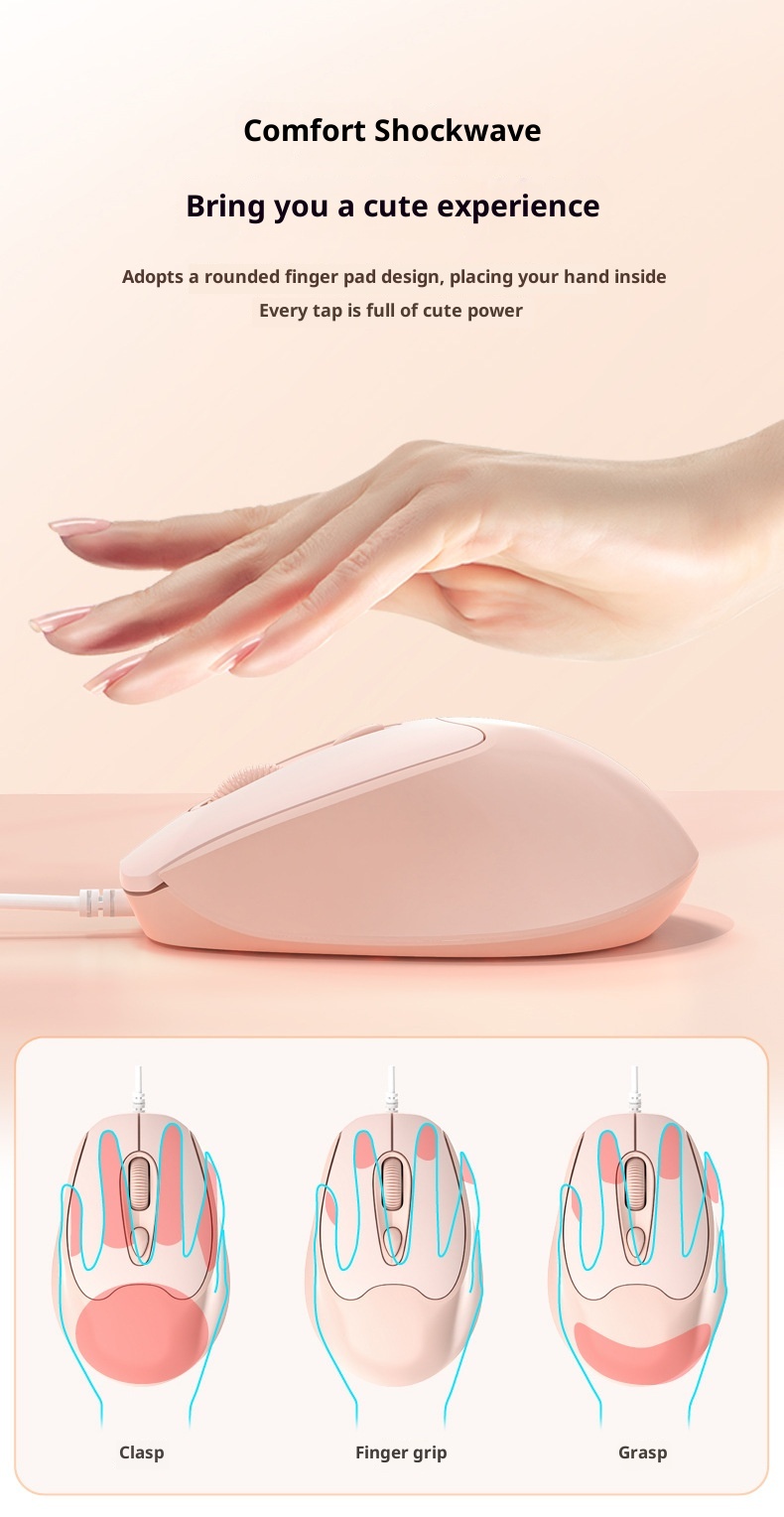 Digitex Digitex New Private Model Typec Interface Silent Button Wired Gaming Mouse_voghion.com