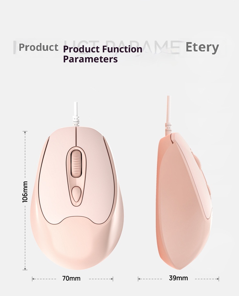 Digitex Digitex New Private Model Typec Interface Silent Button Wired Gaming Mouse_voghion.com