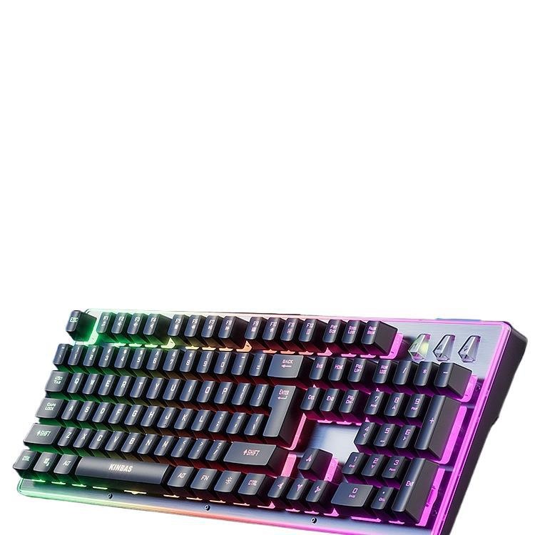 Digitex Digitex Wrangler Mechanical Feel Wired Wireless Computer Gaming E-sports Keyboard Mouse Headset Three-piece Set_voghion.com