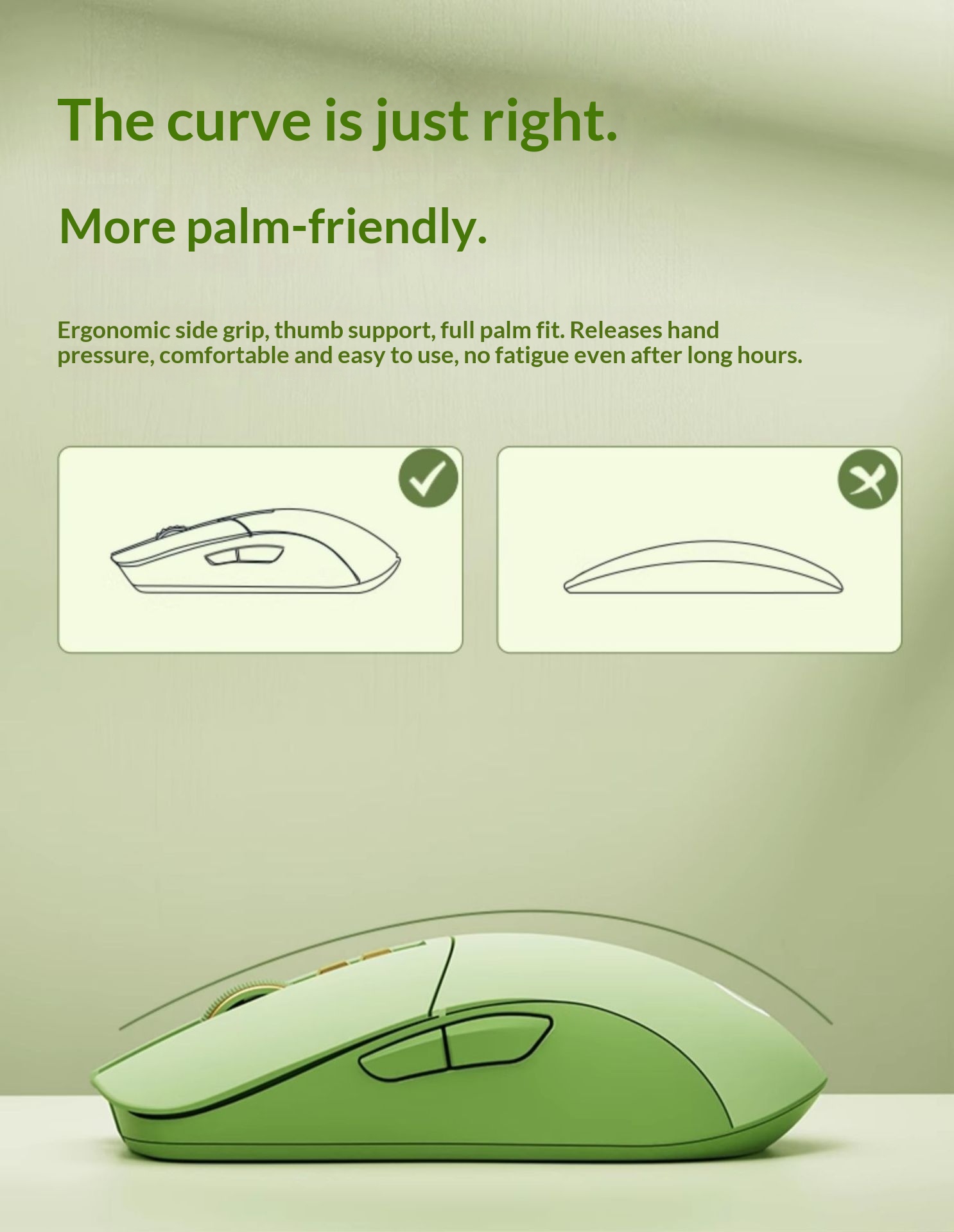 Ratón inalámbrico recargable Digitex Forerunner E-Sports para juegos mecánicos de tres modos, silencioso y sin ruido para computadora de oficina, venta al por mayor_voghion.com