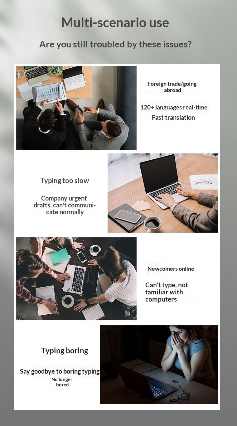Digitex ist kompatibel mit der Huawei AI Smart Wireless Voice Mouse und bietet Funktionen wie Sprechen, Tippen, Übersetzen, Steuern, Bluetooth und drei Modi._voghion.com