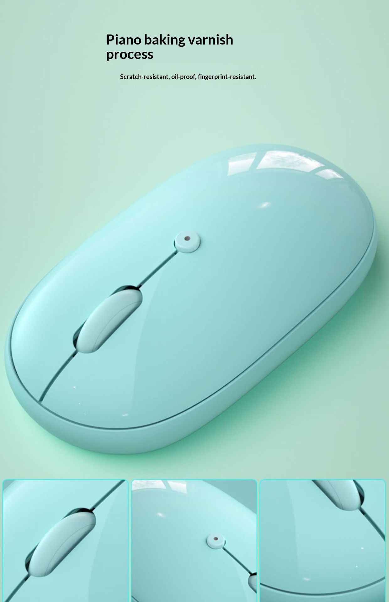 Digitex Digitex BOW Bluetooth Dual-Mode Wireless Mouse Silent Rechargeable Compatible With IPad Tablet Phone Three-Mode Ergonomic Design_voghion.com