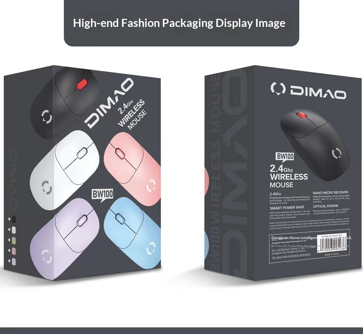 Digitex Digitex Dima BW100 For Laptop And Desktop Computers Business Office Wireless Mouse_voghion.com