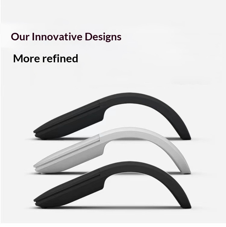 Digitex Digitex In Stock Silent Wireless Bluetooth Second Generation Soft Folding Mouse Touch Control ARC Universal For Computer Tablet_voghion.com