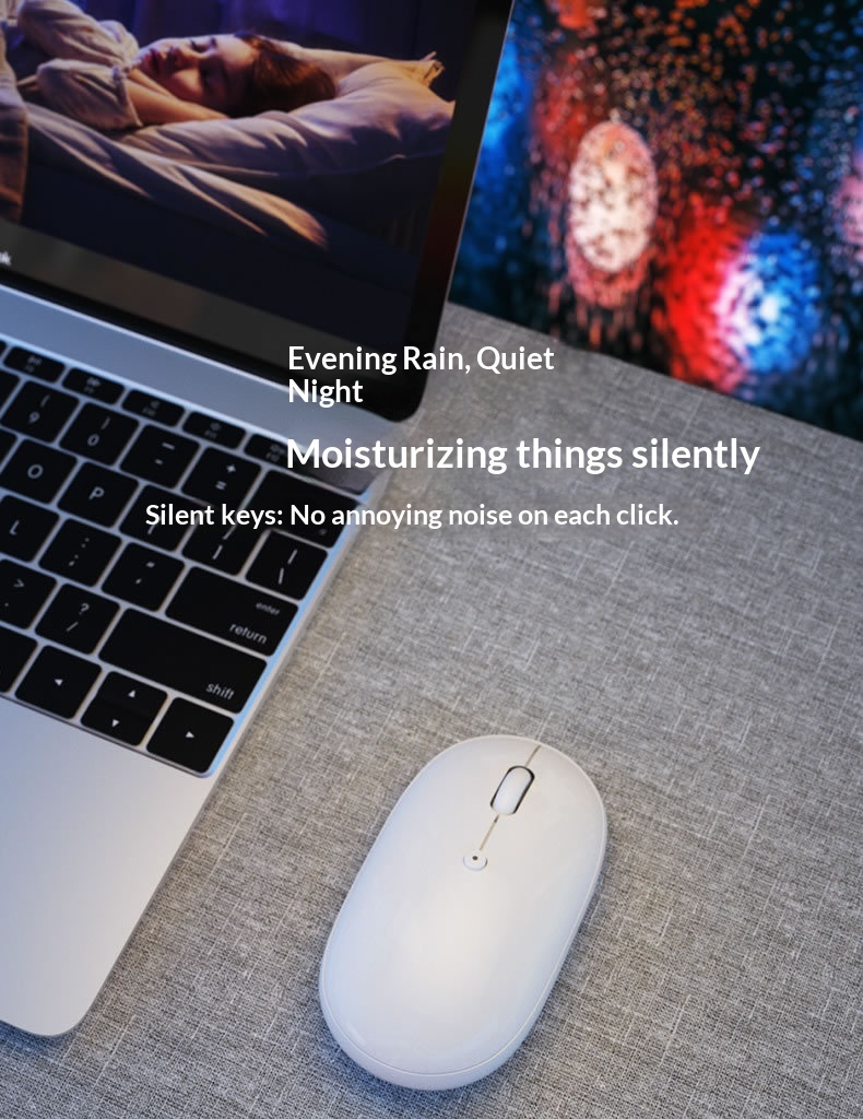 Digitex Digitex BOW Bluetooth Dual-Mode Wireless Mouse Silent Rechargeable Compatible With IPad Tablet Phone Three-Mode Ergonomic Design_voghion.com