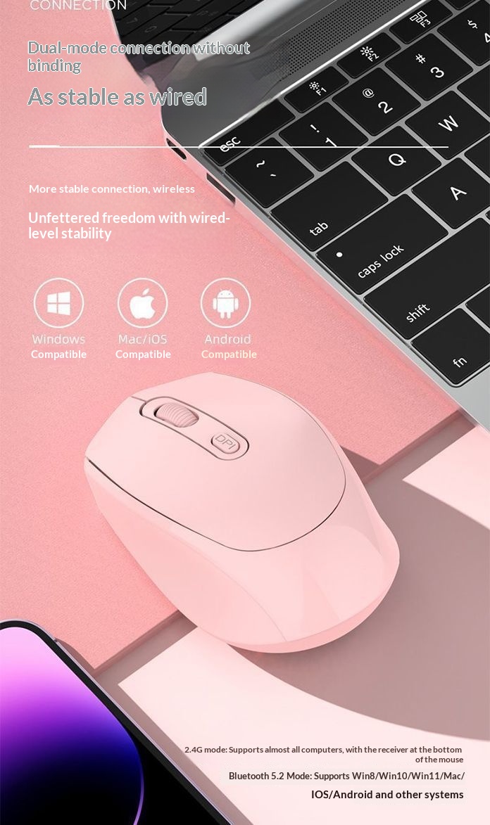Digitex Digitex Mouse Computer Office Laptop Tablet Universal Bluetooth Wireless Charging Portable Gaming_voghion.com