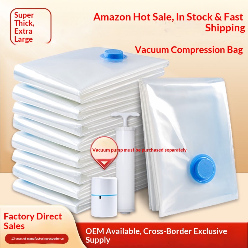 Lillian In Stock Household Clothes Storage Thickened Compression Transparent Vacuum Bags For Quilts And Bedding_voghion.com