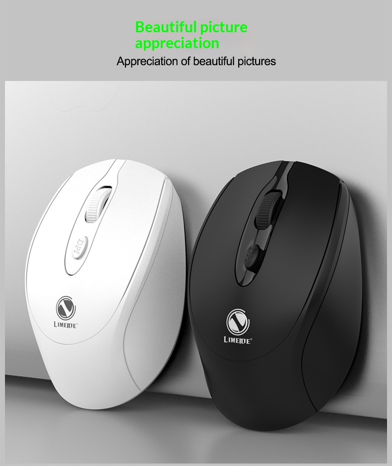 Digitex Digitex LIMEIDE Lime Q1 draadloze 2.4G USB-muis voor laptop en desktopcomputer_voghion.com