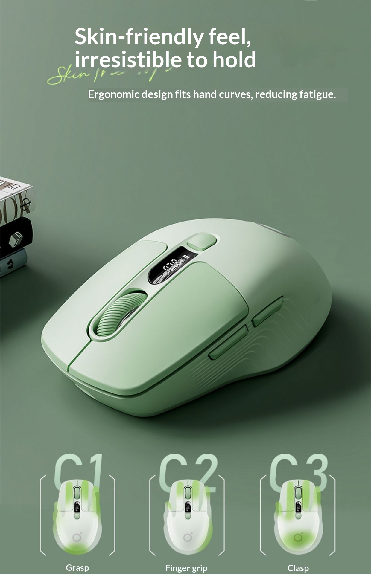 Digitex Forerunner Q1 Kablosuz Bluetooth Fare, Ekranlı, Şarj Edilebilir, Dizüstü Bilgisayar, Ofis, Sessiz, Oyun, Evrensel,_voghion.com