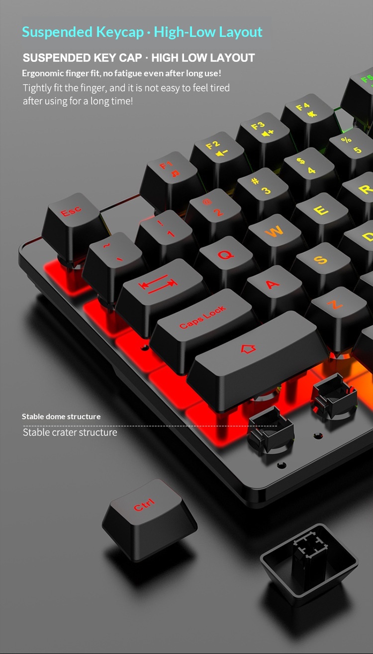 Digitex Digitex RAIKU R905 Wireless Charging Gaming Illuminated Keyboard And Mouse Set_voghion.com