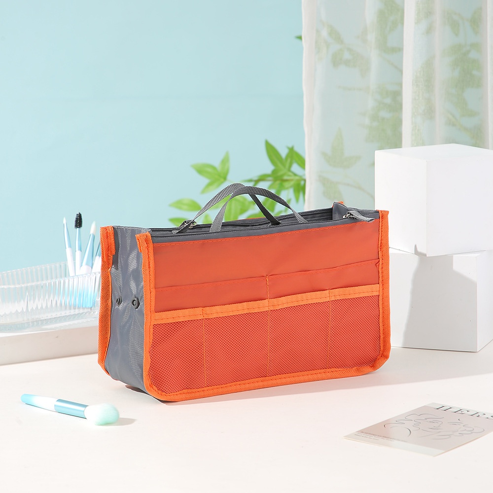 Lillian Portable Lightweight Large Capacity Makeup Double Zipper Thickened Toiletry Multi-Functional Data Cable Storage Bag_voghion.com